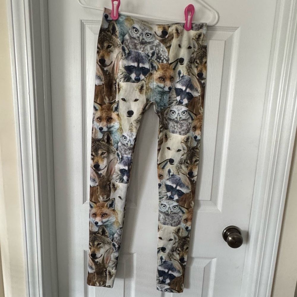 Wild animal print leggings